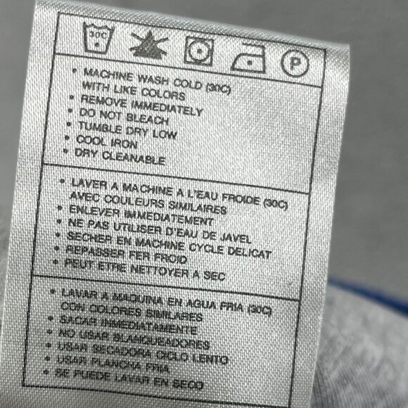 Vintage Nike Track Pants Mens 2XL Blue Windbreaker Waterproof Ankle Zip - Picture 14 of 16